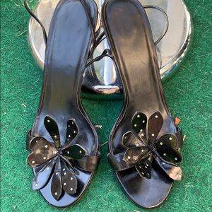 Leather black hills w/stones